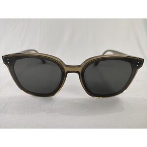 Gentle Monster LIBE KC1 Sunglasses Translucent Khaki Grey Square Flatba Frame‎